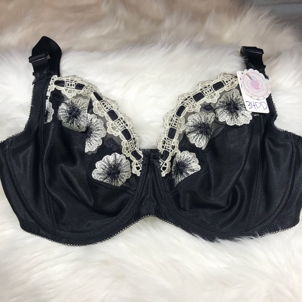 🌻Wacoal 34DD Unlined Underwire Mesh Sides Pretty